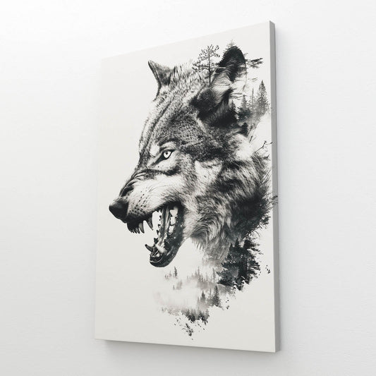 Fierce Wolf Art