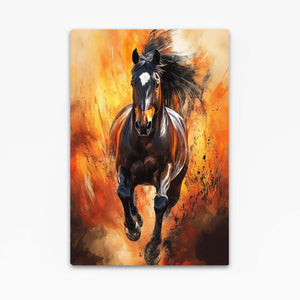 Fire Horse Canvas Art