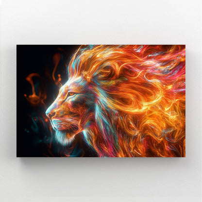 Fire Lion Art