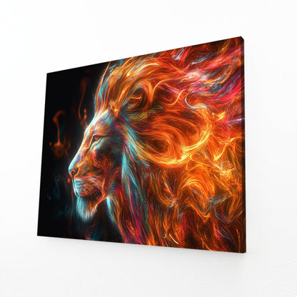 Fire Lion Art