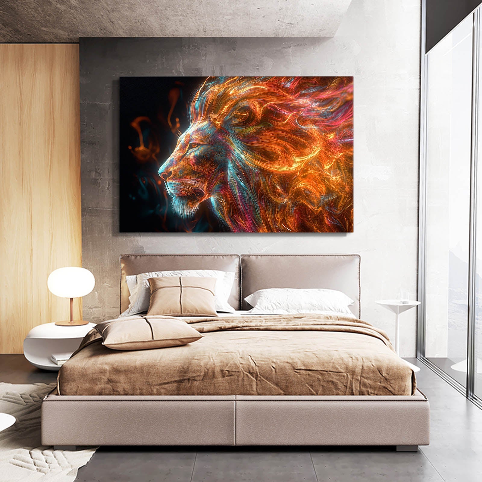 Fire Lion Art