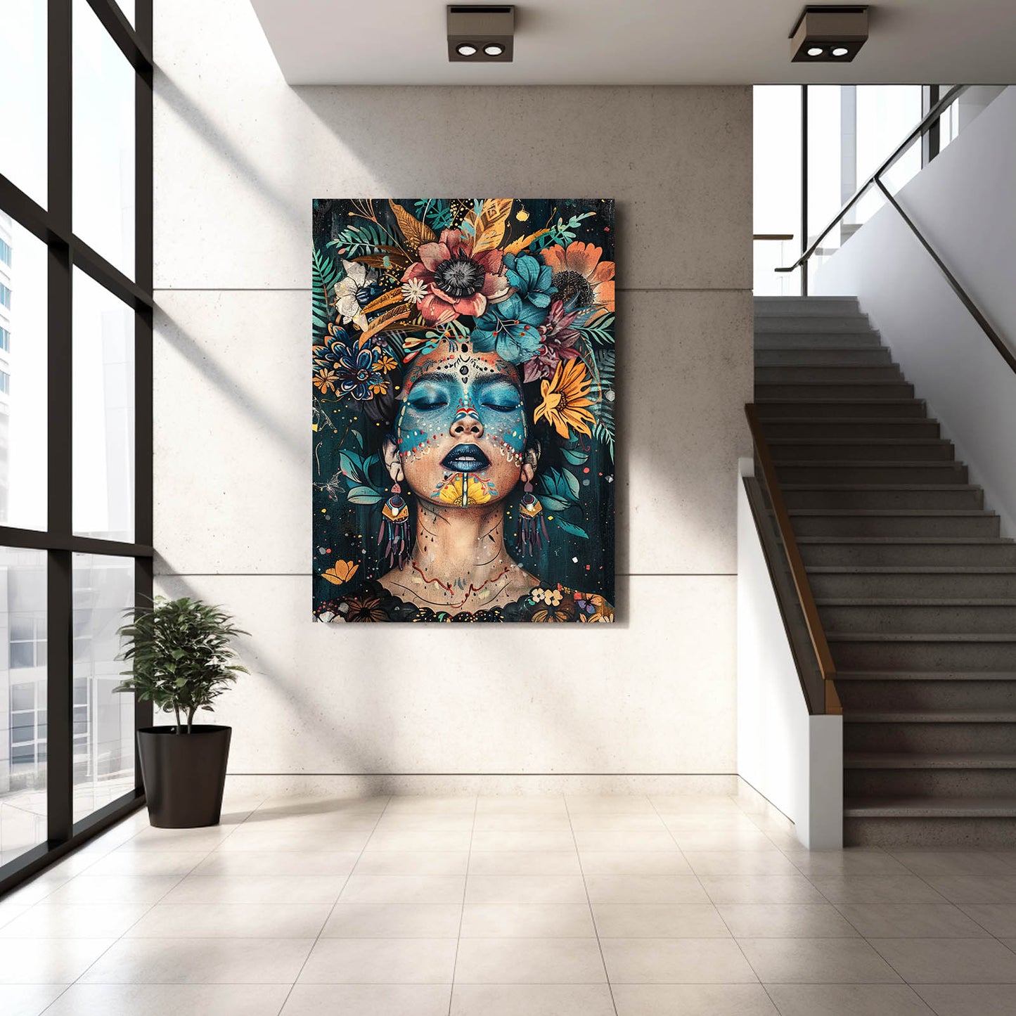 Floral Boho Canvas