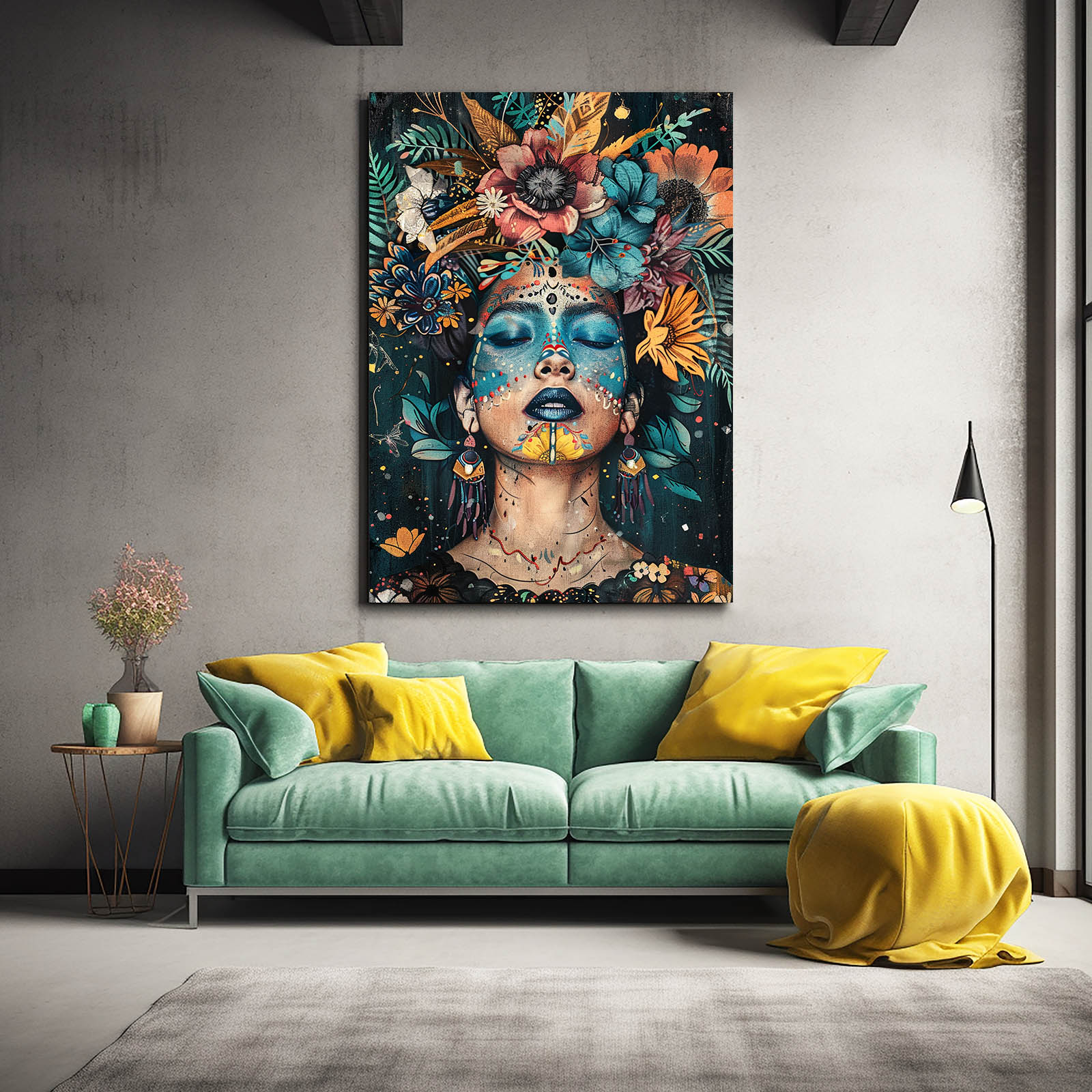 Floral Boho Canvas