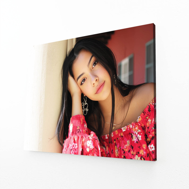 Floral Dress Woman Photography Wall Art – floral dress woman photography canvas print