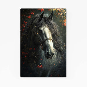 Floral Horse Wall Art