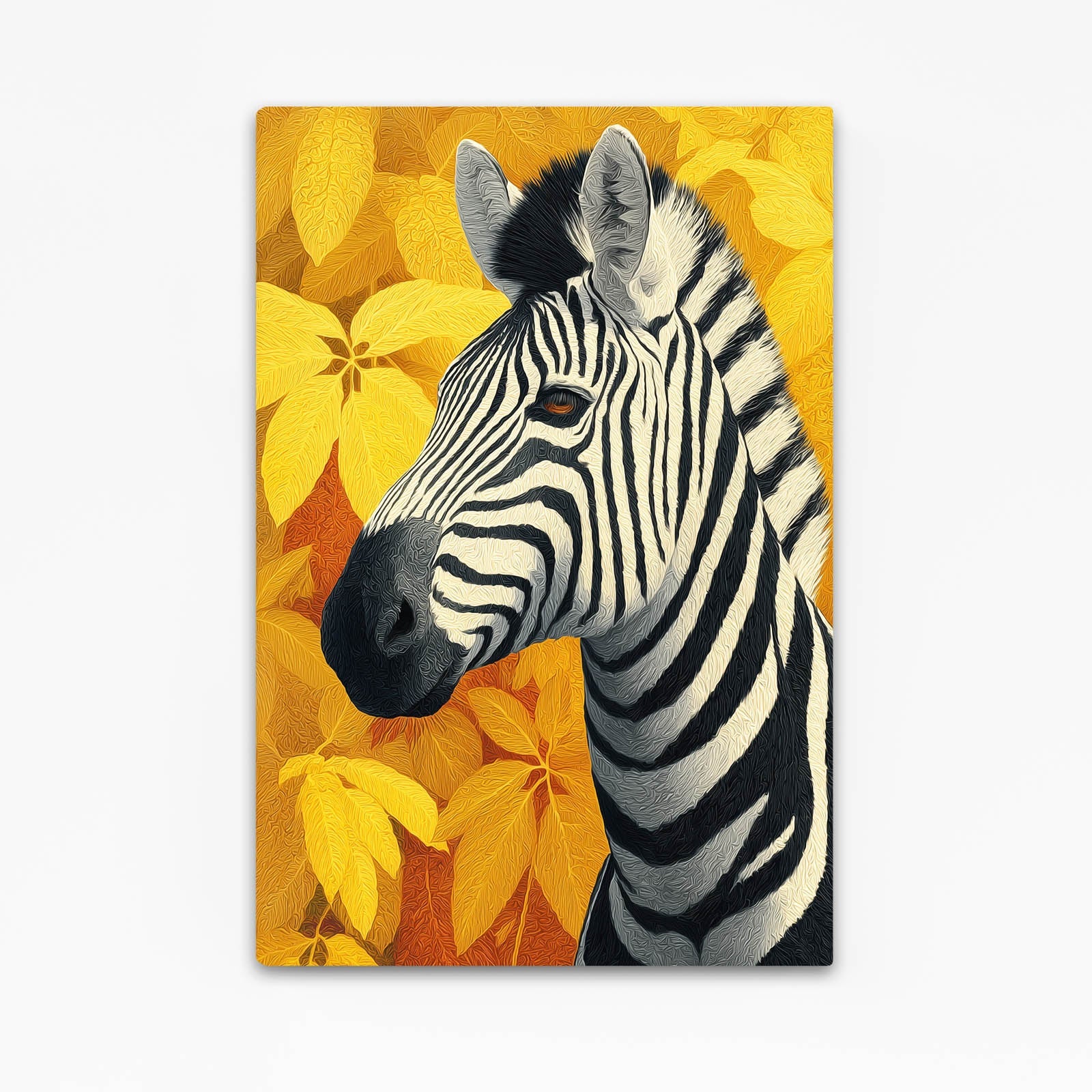 Floral Zebra Canvas – floral canvas print