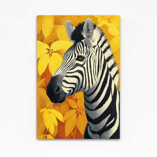 Floral Zebra Canvas – floral canvas print