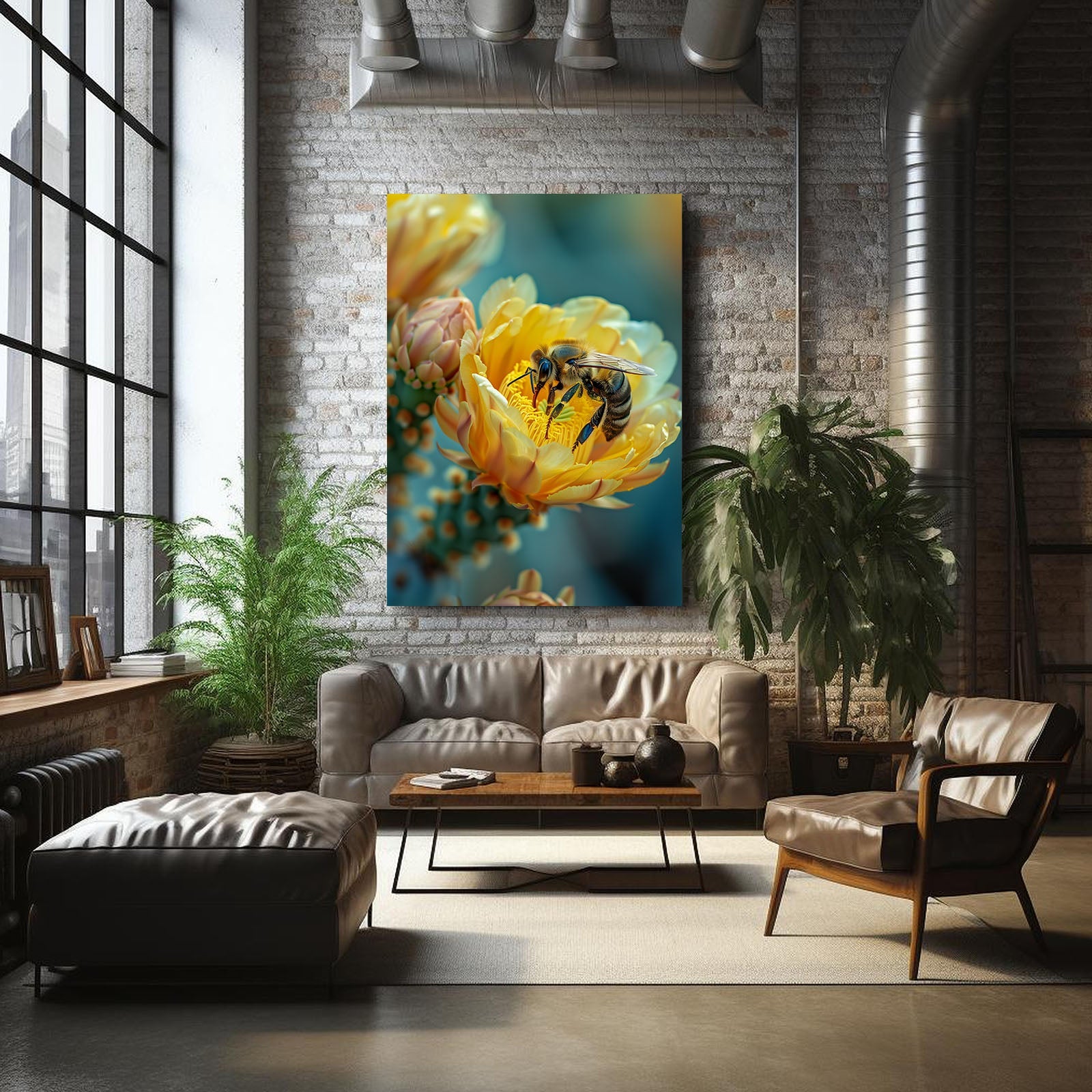 Flower Bee Art