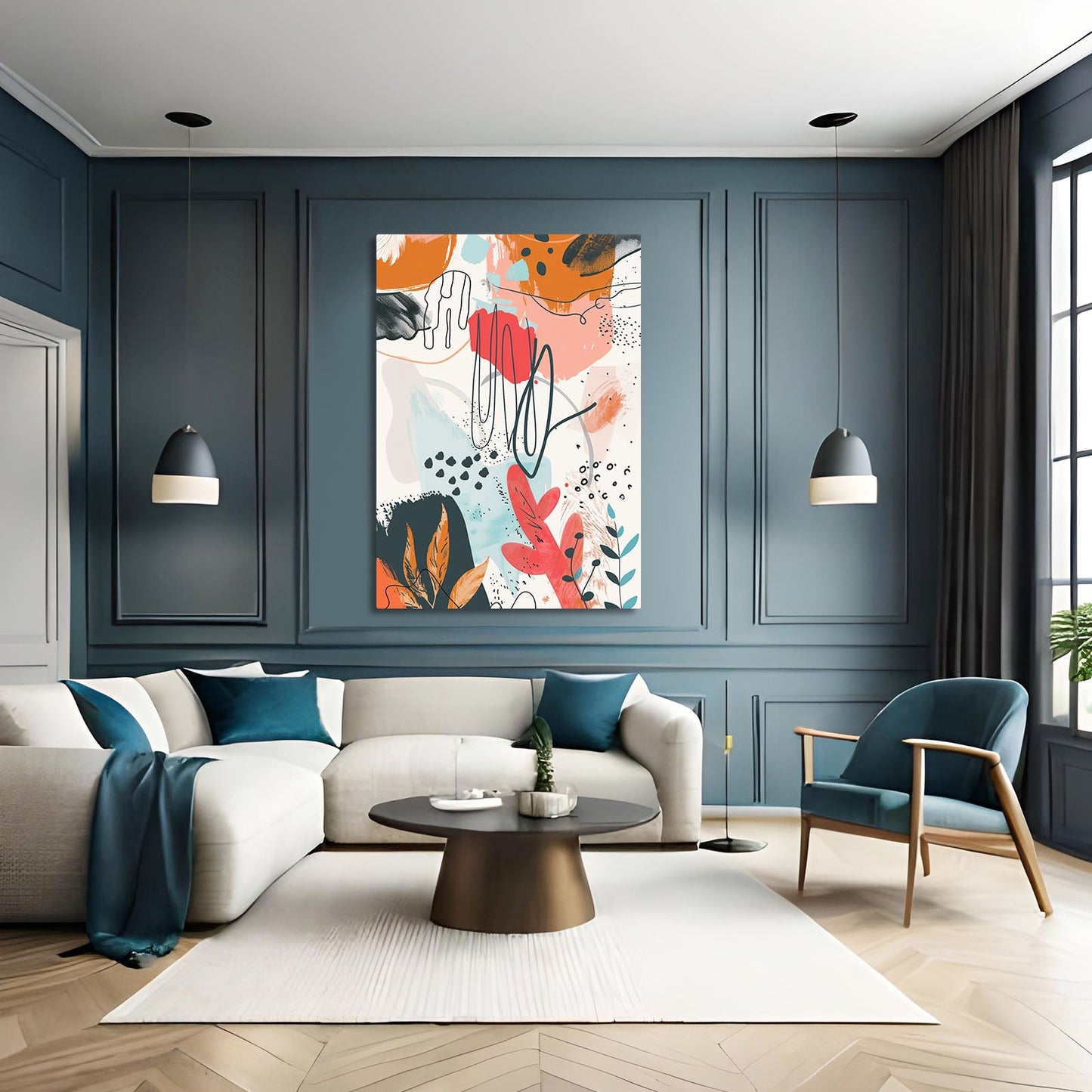 Flower Boho Wall Art