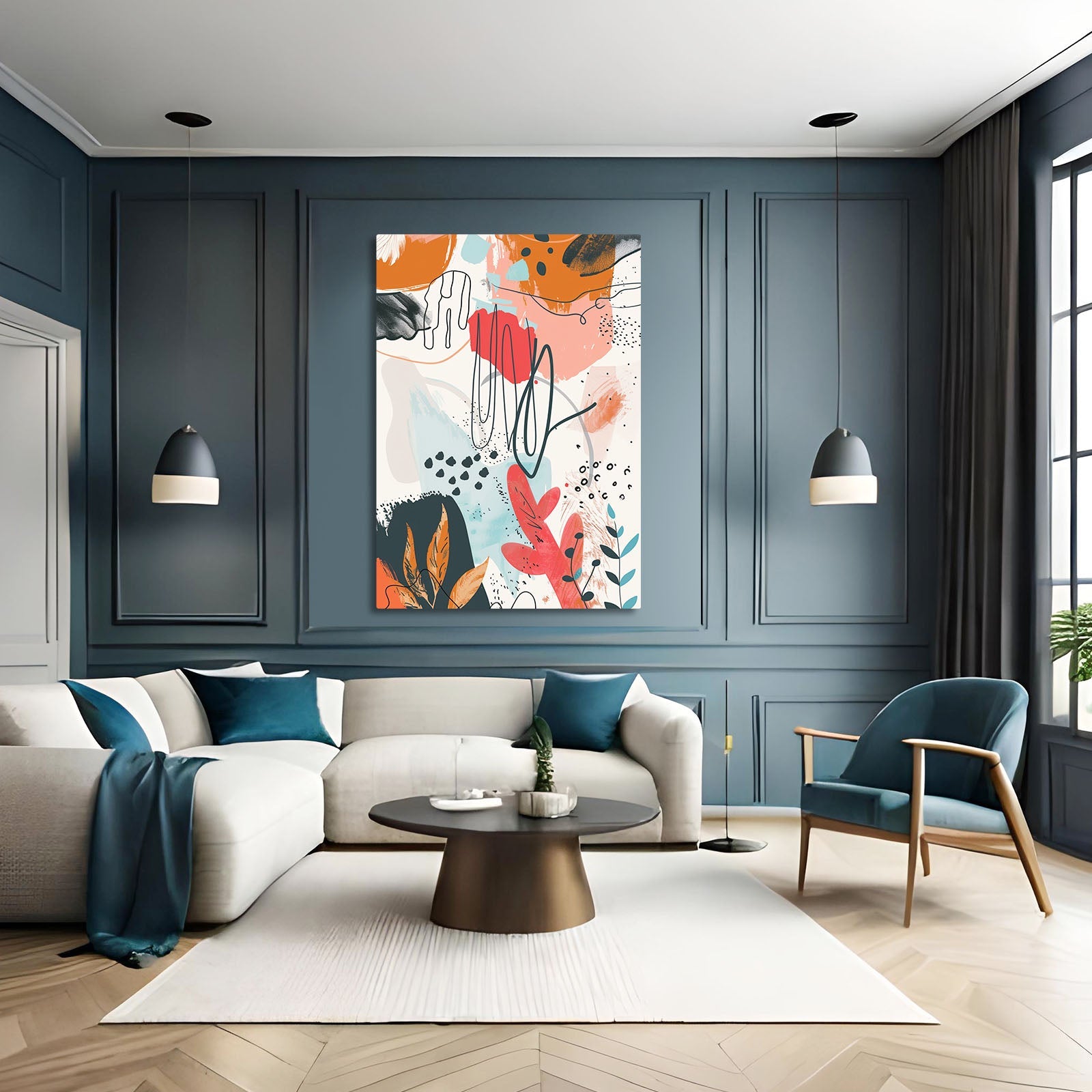 Flower Boho Wall Art