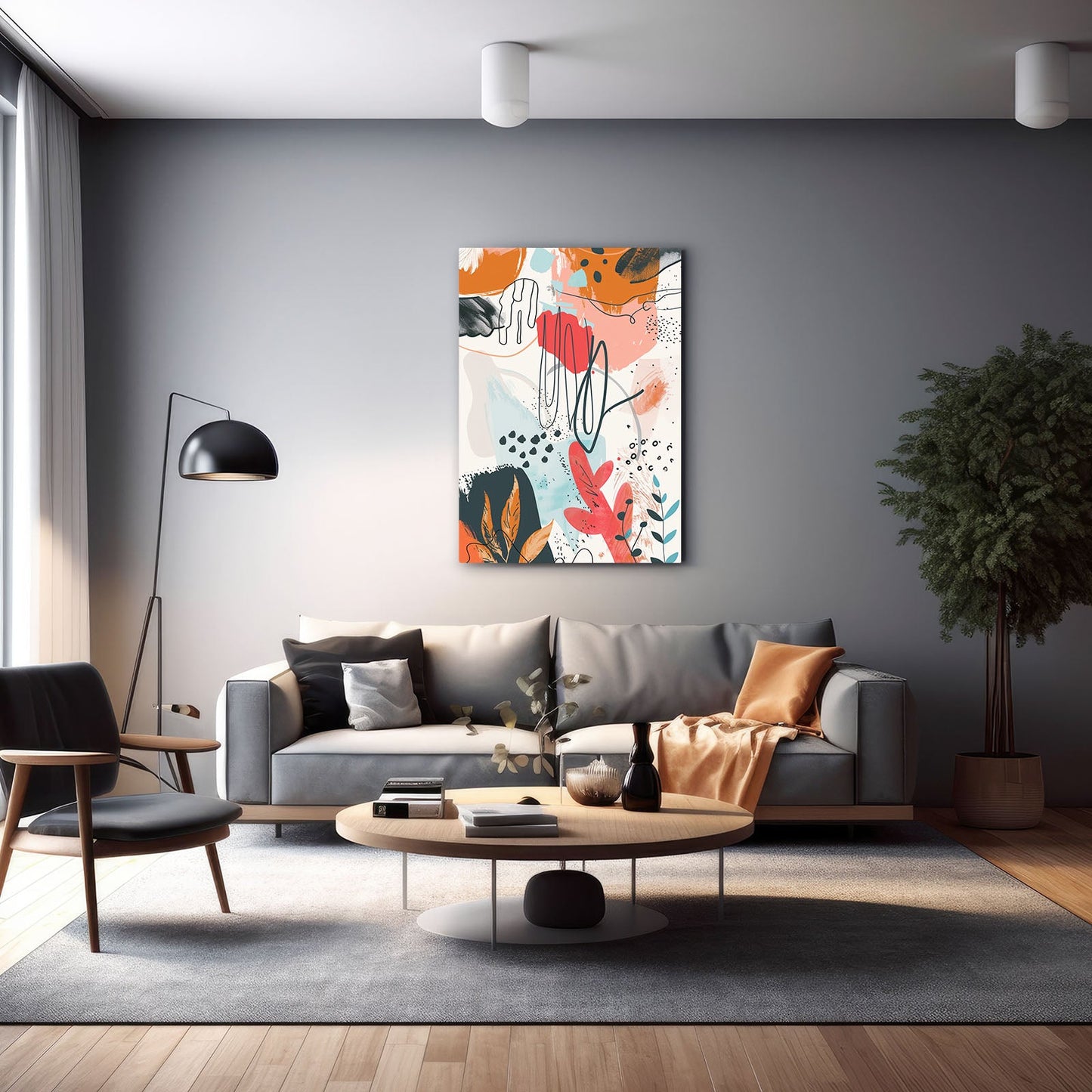 Flower Boho Wall Art