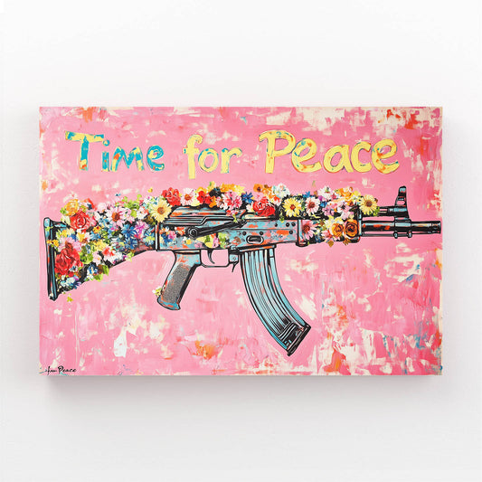Flower Power Rifle Peace Prints – flower power rifle peace canvas print