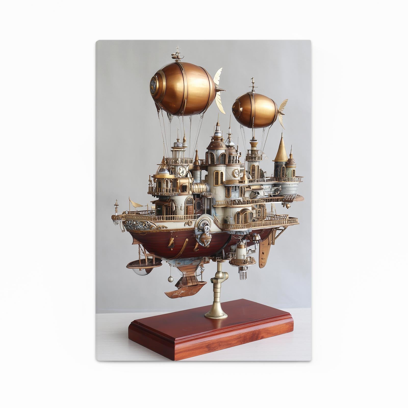 Flying Airship City Steampunk Canvas – flying airship city steampunk canvas print
