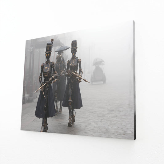 Foggy Blade Wanderers Steampunk Wall Decor – foggy blade wanderers steampunk canvas print