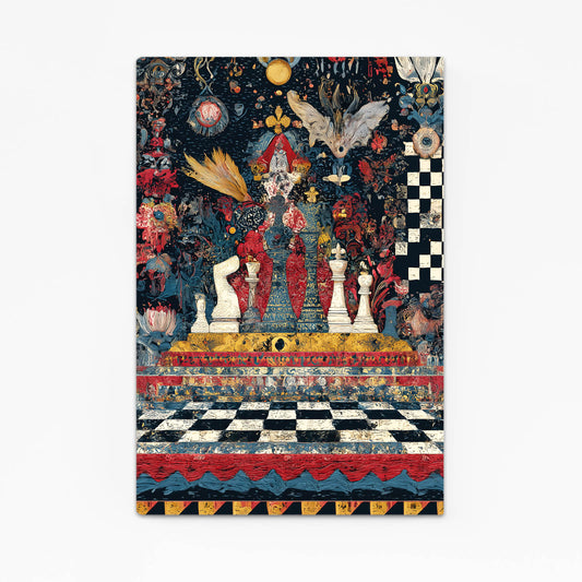 Folk Tarot Court Chess Canvas – folk tarot court chess canvas print