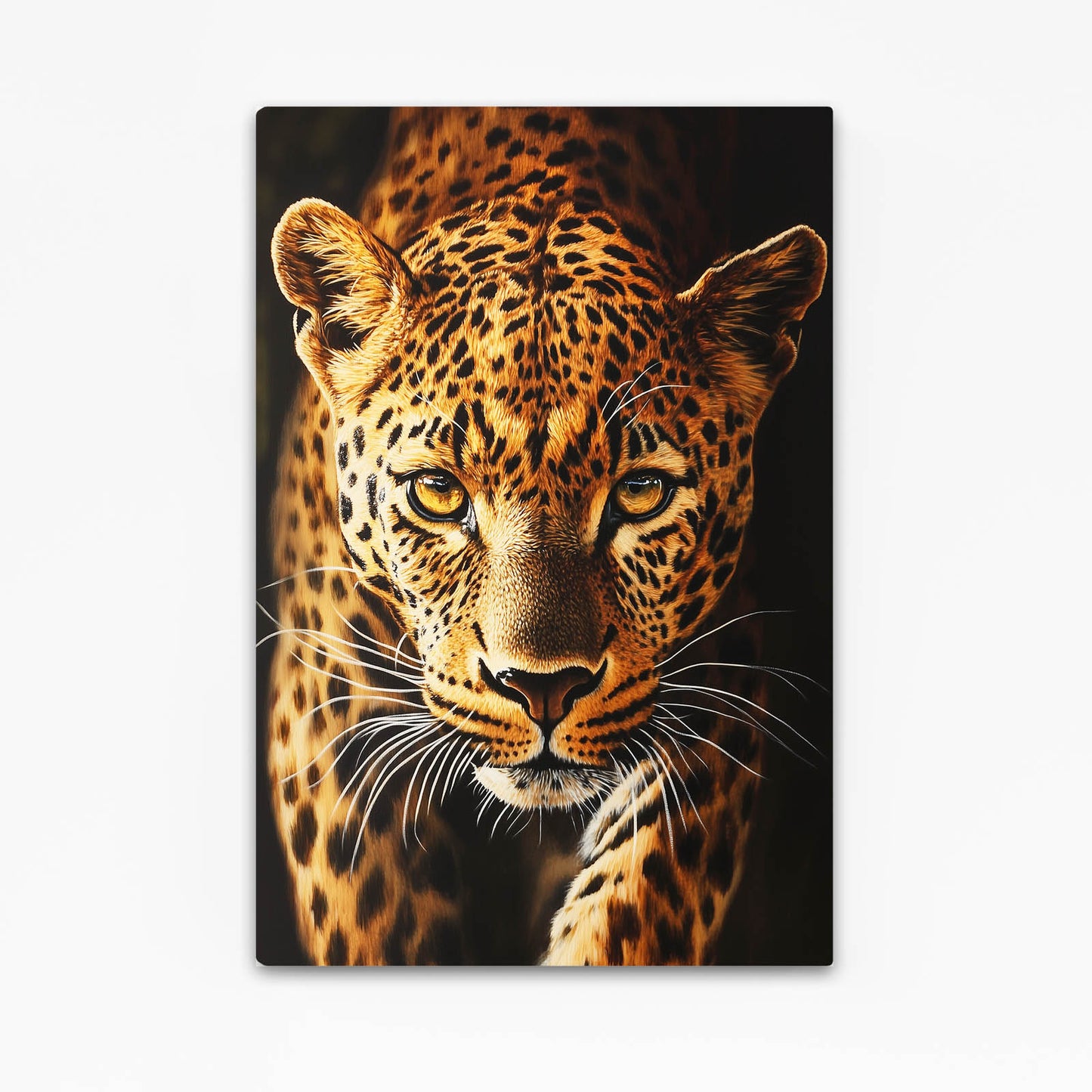 Forest Shadow Gaze Leopard Wall Decor – forest shadow gaze leopard canvas print