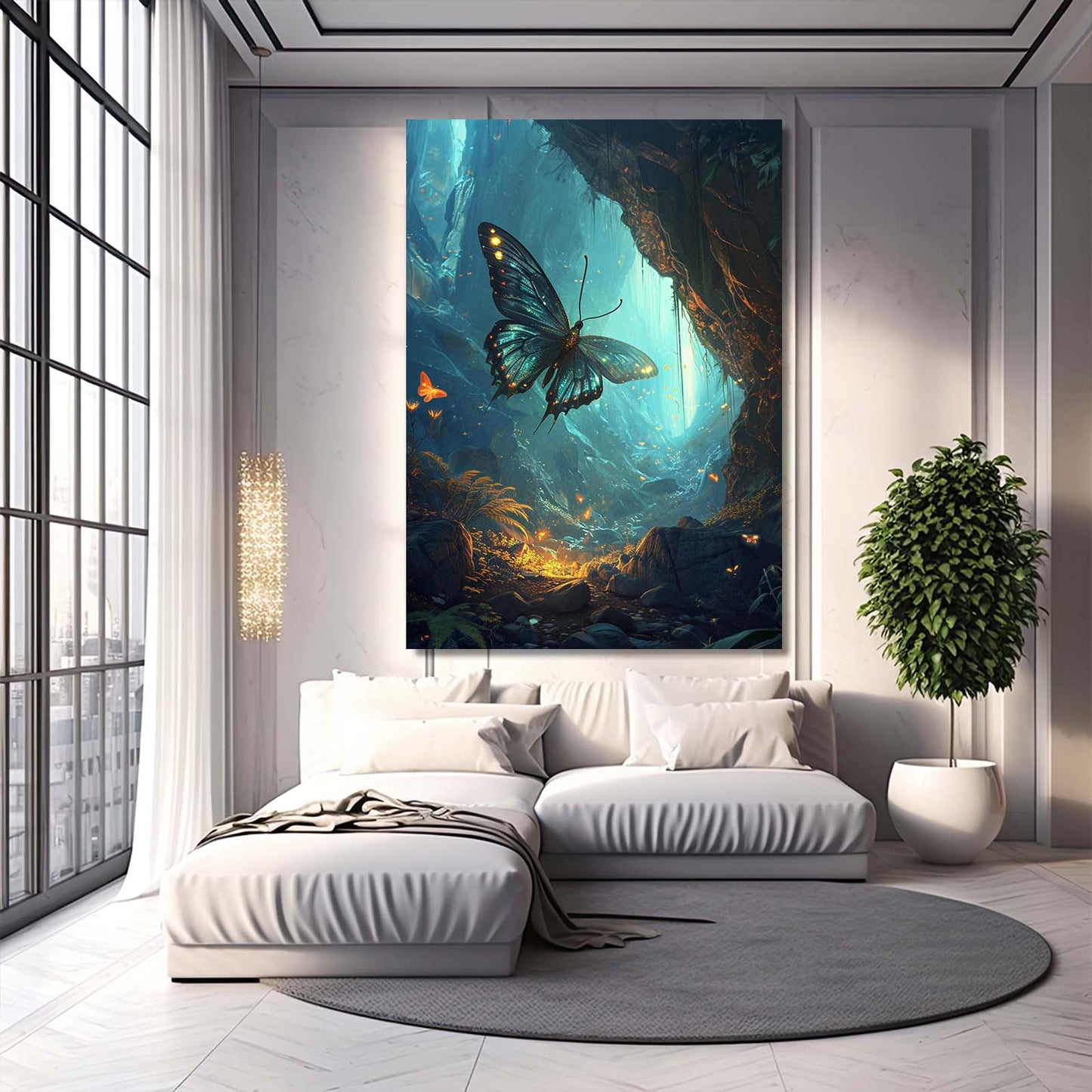 Forest Spirit Butterfly Wall Art