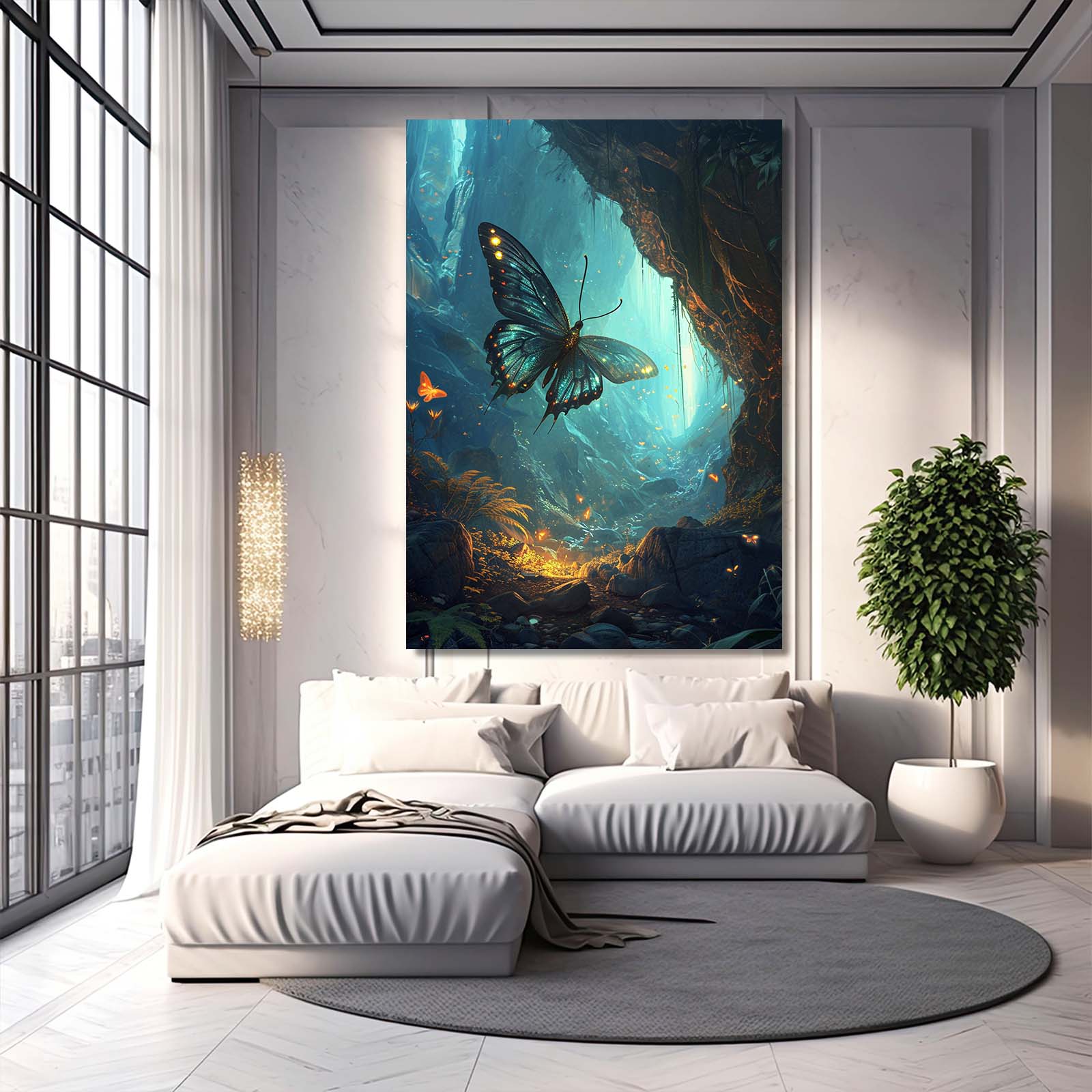 Forest Spirit Butterfly Wall Art
