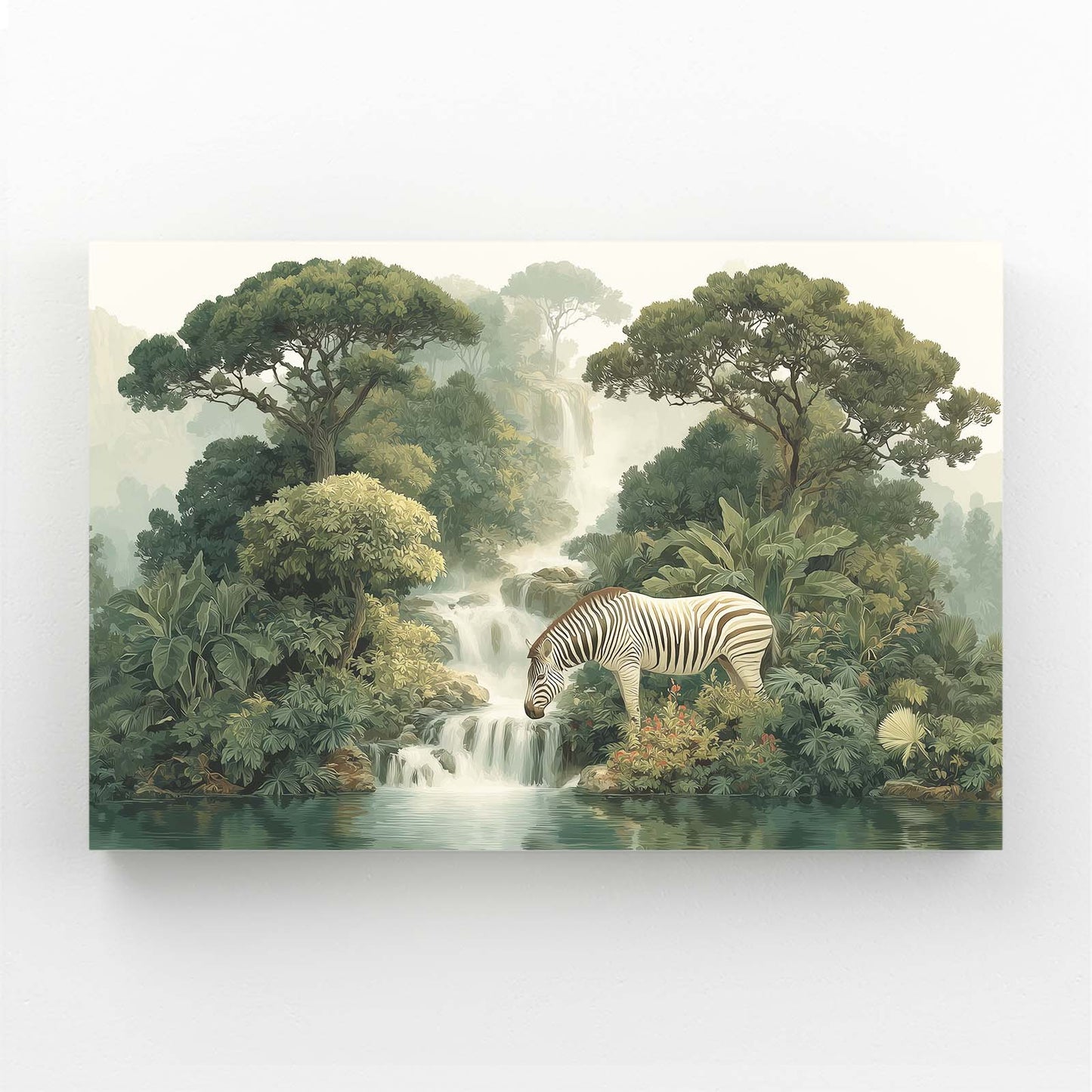 Forest Zebra Prints – forest canvas print