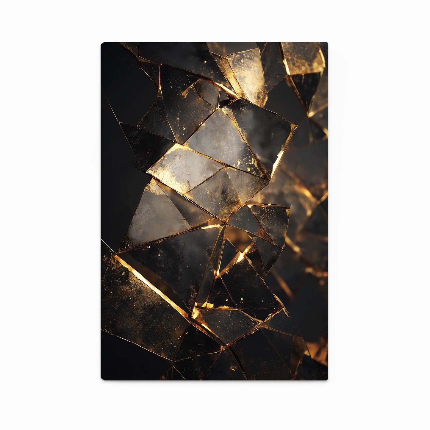 Fractured Gold Stone Prints – fractured gold stone gold canvas print