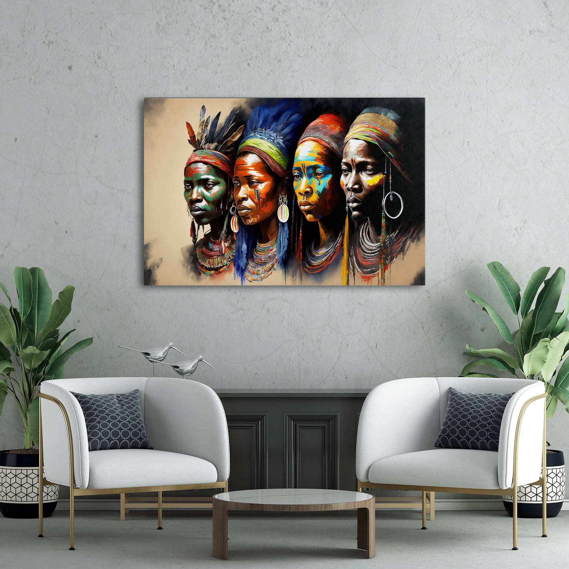 Framed African Wall Art