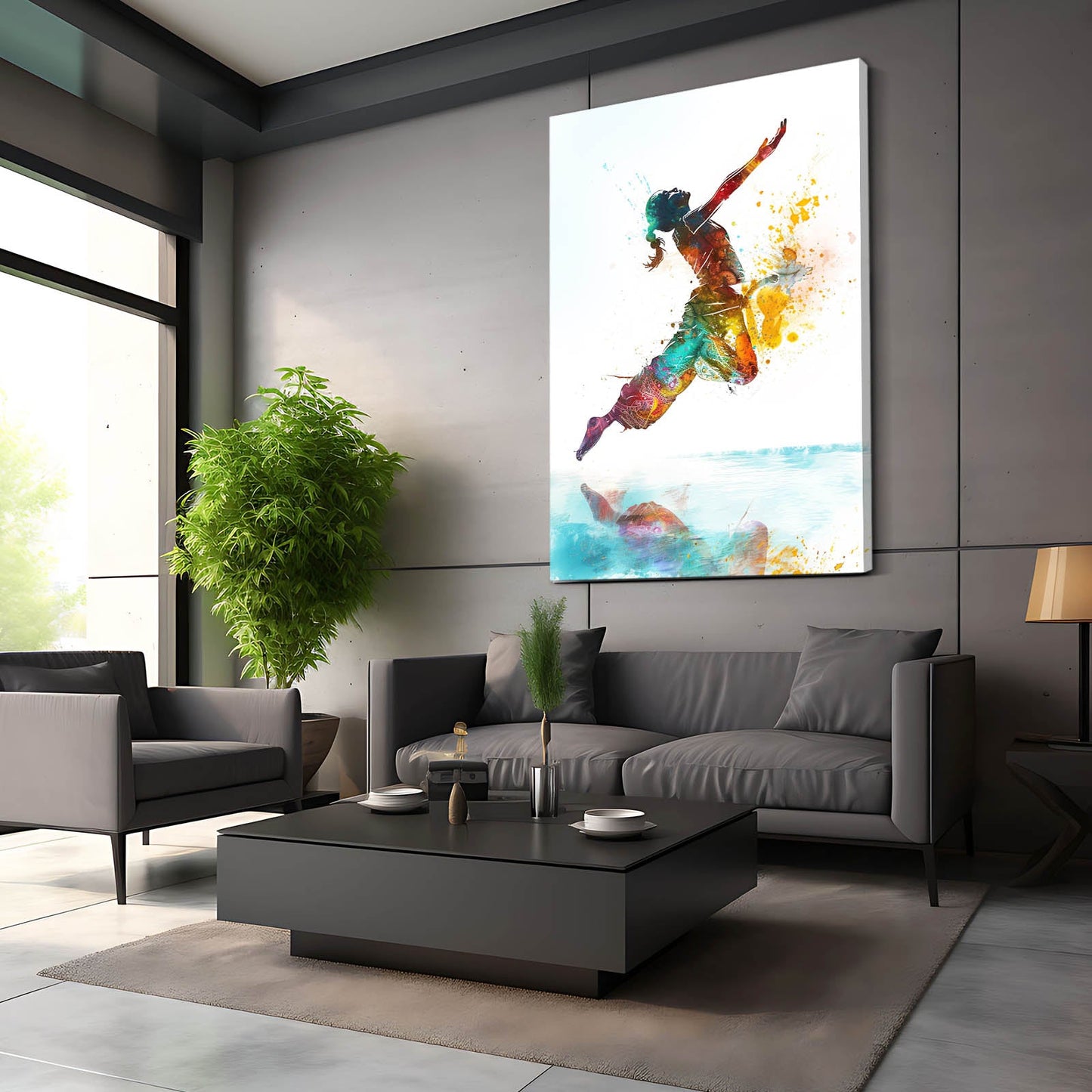 Framed Art African Canvas