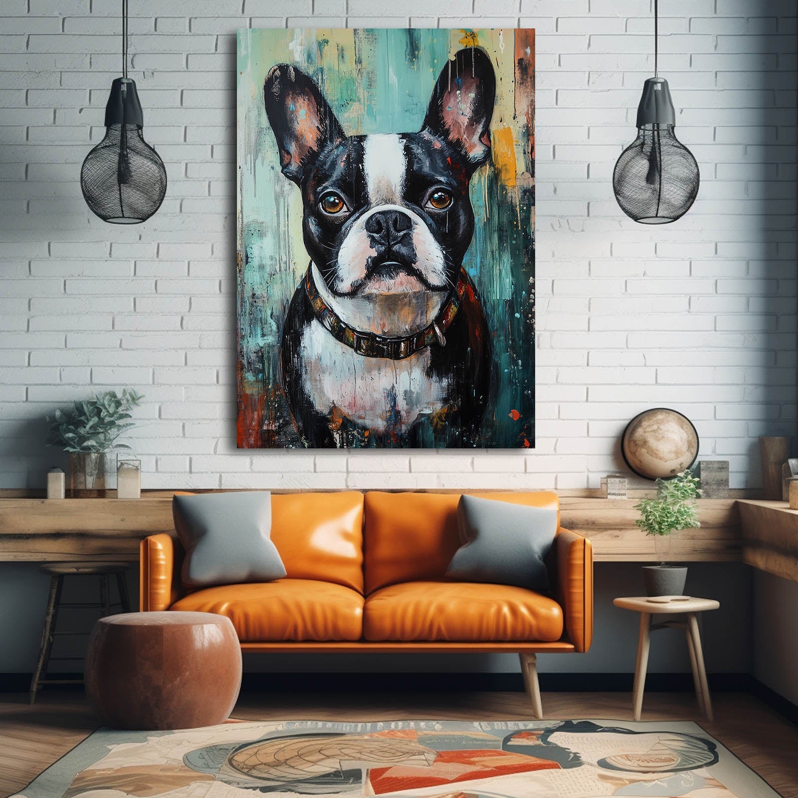 Frenchie Dog Art