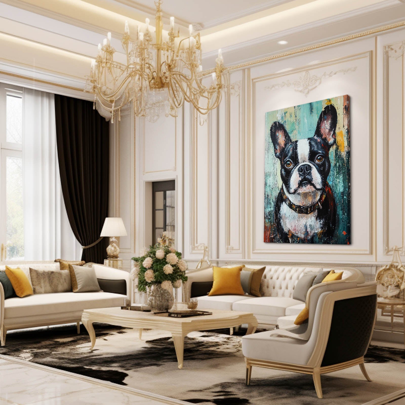 Frenchie Dog Art