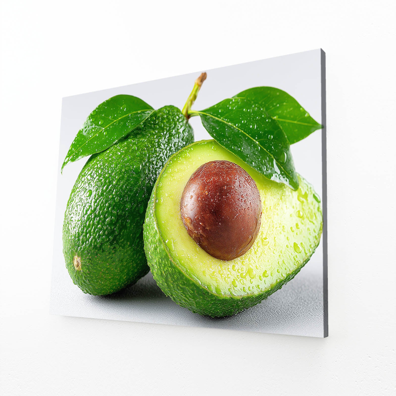 Fresh Avocado Halves Fruit Prints – fresh avocado halves fruit canvas print