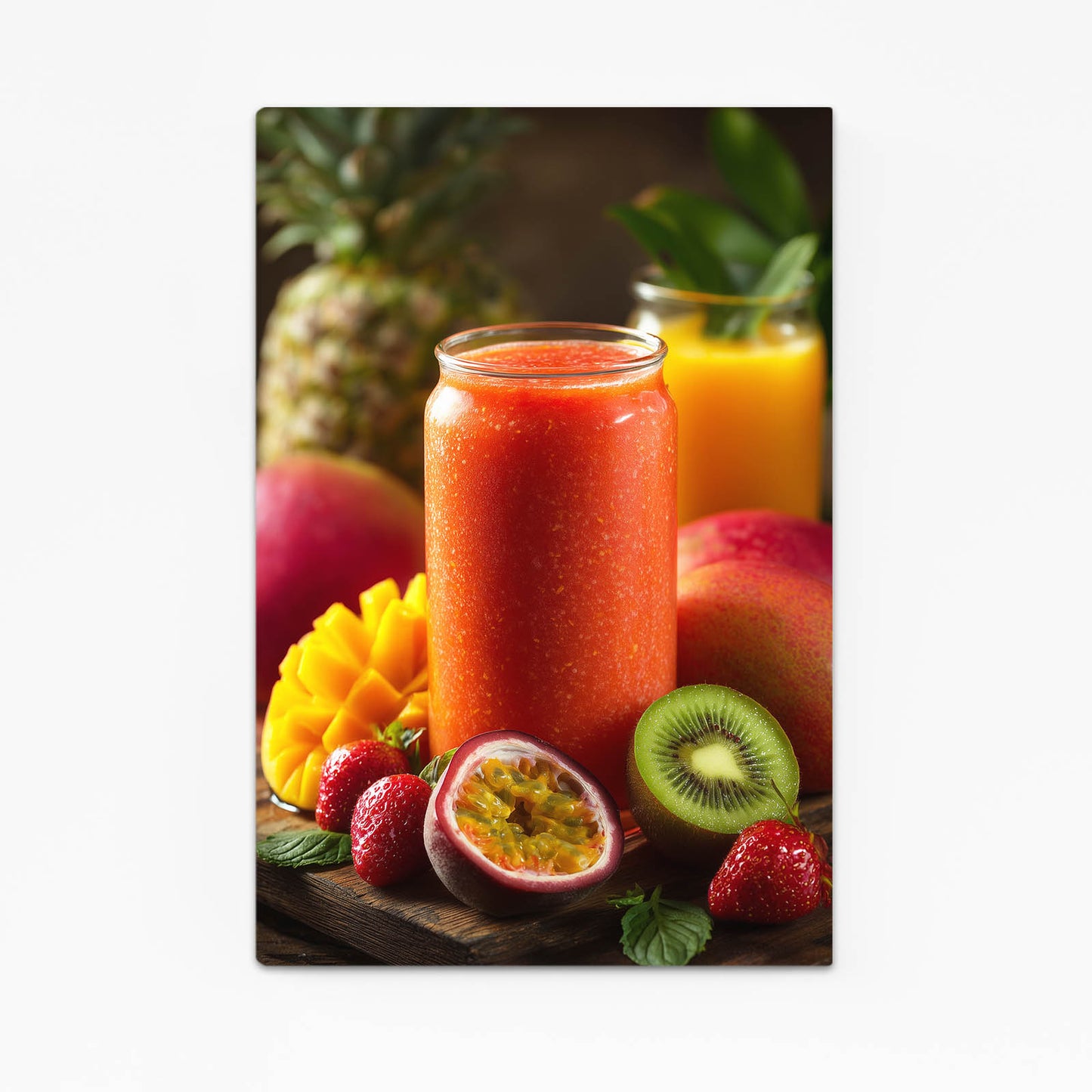 Fresh Smoothie Spread Fruit Prints – fresh smoothie spread fruit canvas print