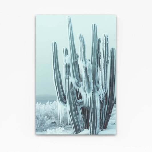 Frosted Mint Grove Cactus Wall Art – frosted mint grove cactus canvas print