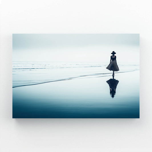 Frozen Beach Reflection Photography Prints – frozen beach reflection photography canvas print