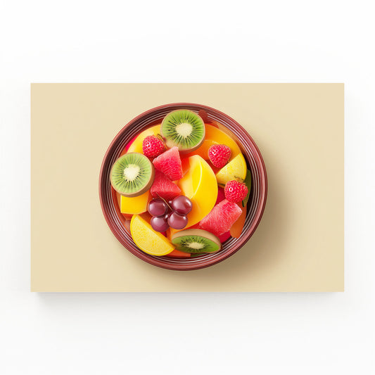 Fruit Salad Bowl Wall Art – fruit salad bowl fruit canvas print