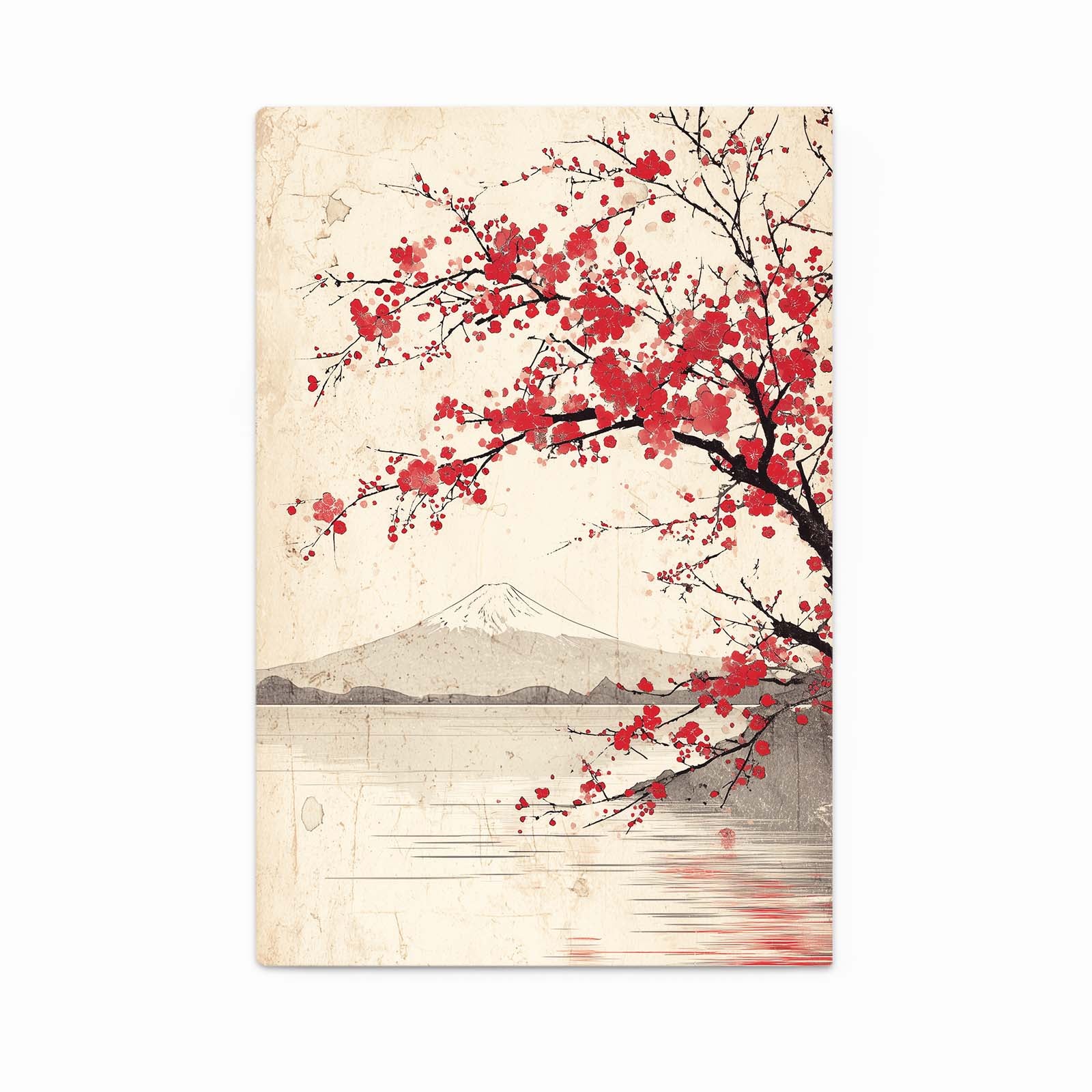 Fuji Lake Branch Cherry Blossom Canvas Art – fuji lake branch cherry blossom canvas print