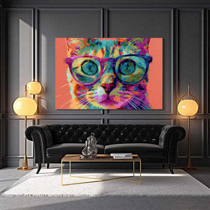 Funky Cat Wall Art