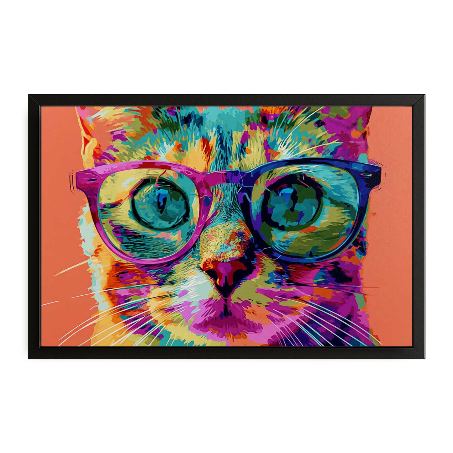 Funky Cat Wall Art