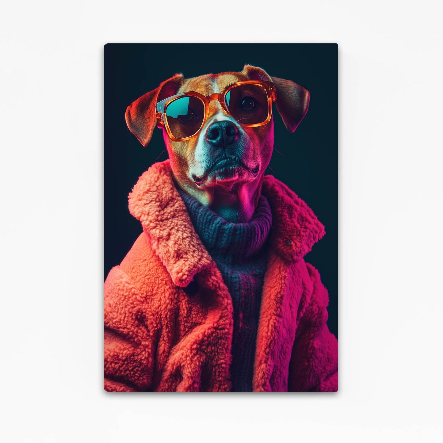 Funny Dog Canvas Art