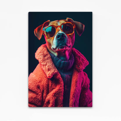 Funny Dog Canvas Art