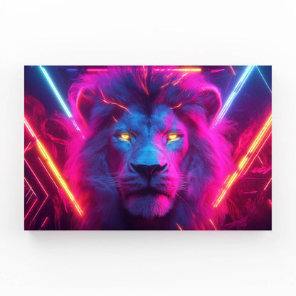 Futuristic Majesty Lion Wall Decor