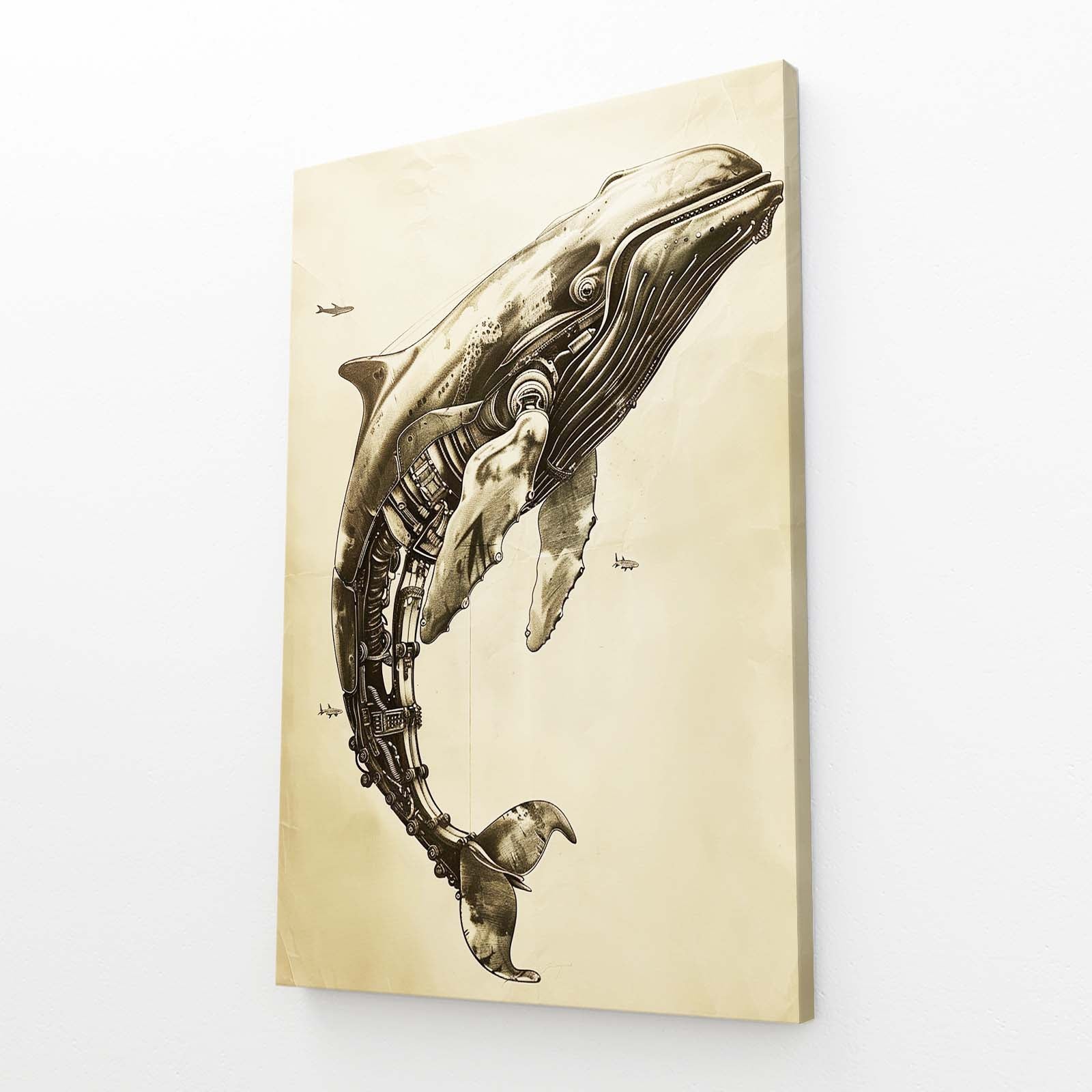 Futuristic Whale Art