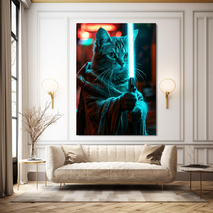 Galactic Cat Wall Art