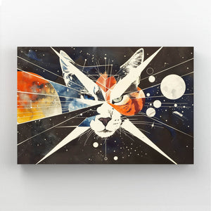 Galactic Fracture Cat Art