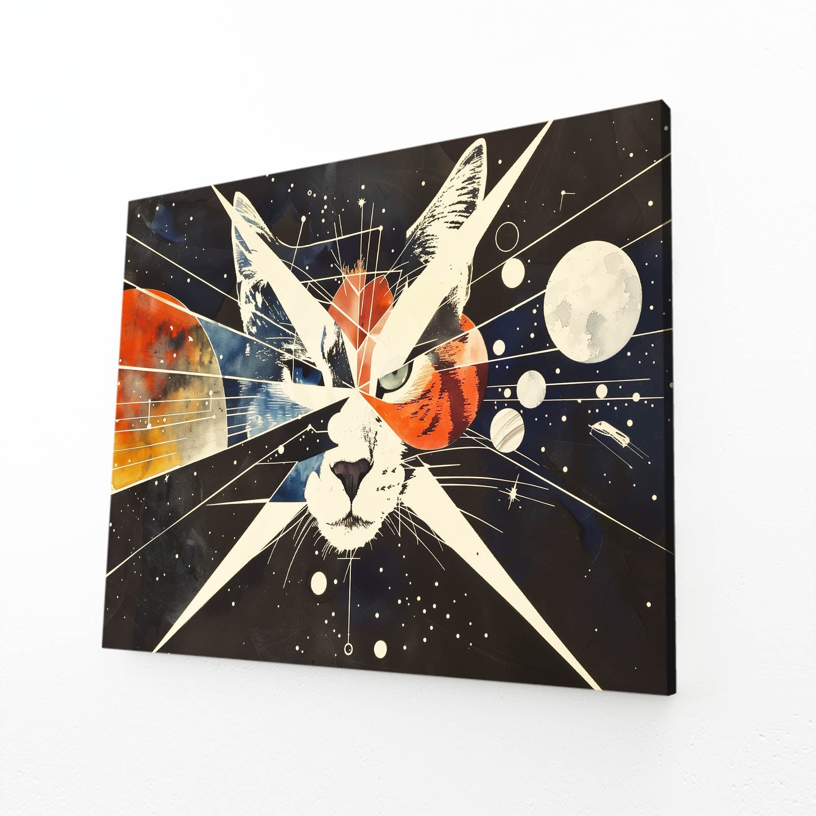 Galactic Fracture Cat Art