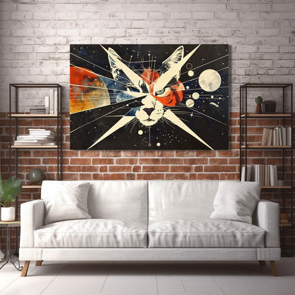 Galactic Fracture Cat Art