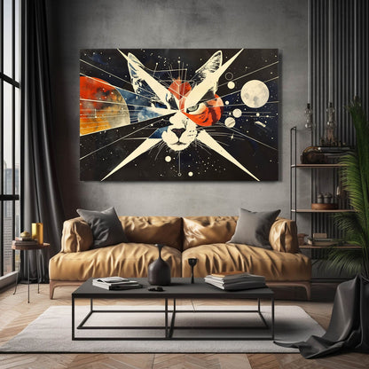 Galactic Fracture Cat Art