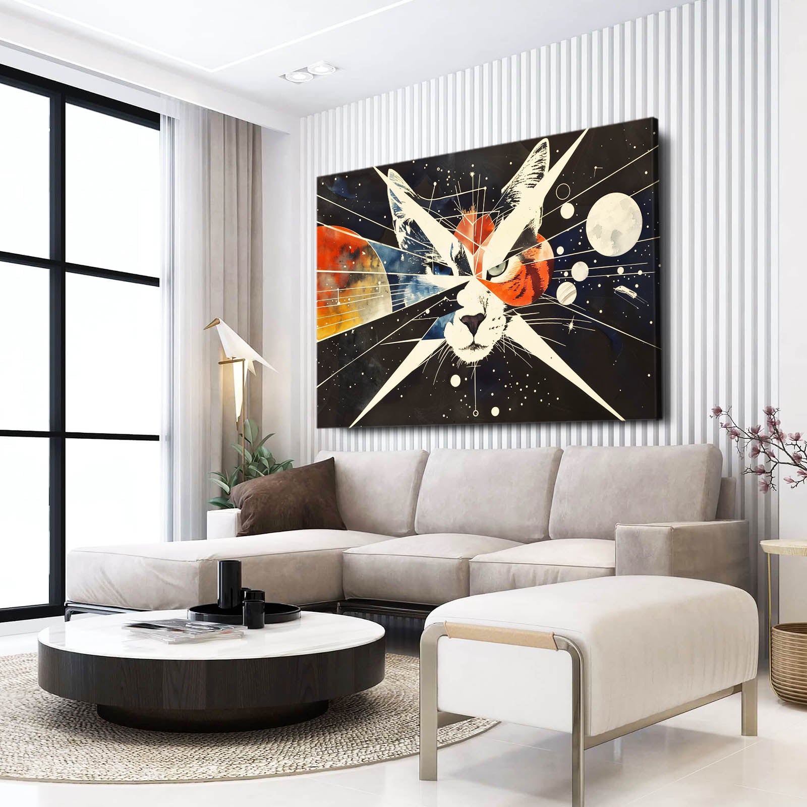 Galactic Fracture Cat Art