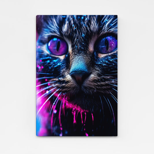Galactic Gaze Cat Art