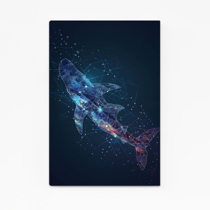 Galactic Night Whale Art