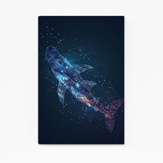 Galactic Night Whale Art