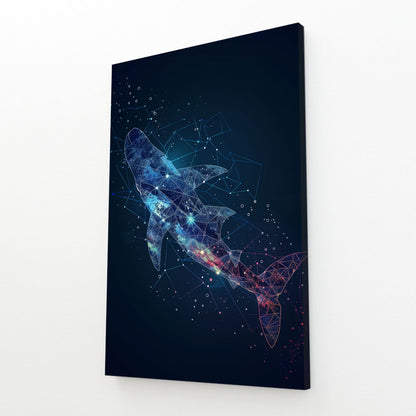 Galactic Night Whale Art